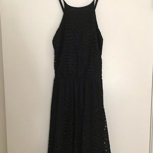 Eyelet halter top dress